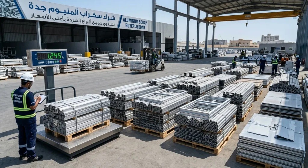 Aluminum scrap buyer in Jeddah - doors, windows and profiles