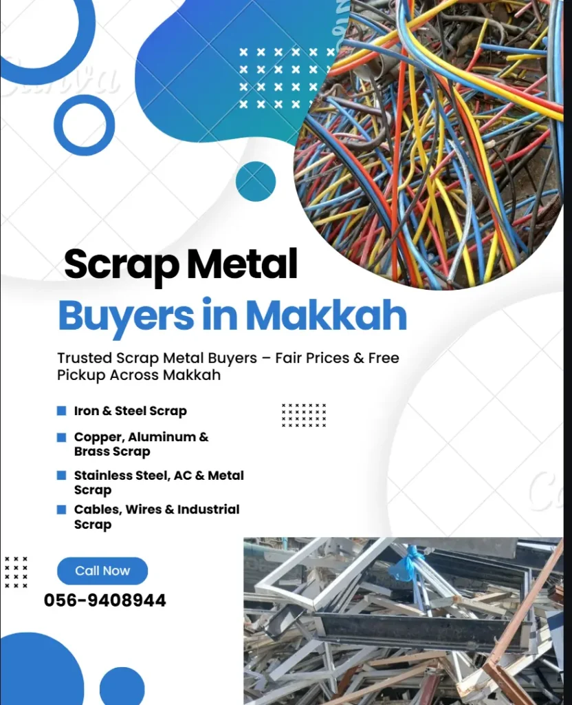 Scrap metal buyers in Makkah buying iron, steel, copper, aluminum and other scrap