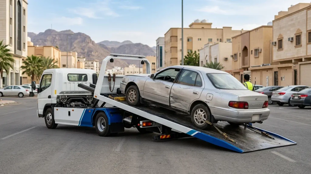 Scrap car pickup and towing in Makkah